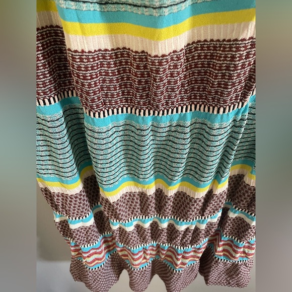 ALDO MARTINS Striped Multicolor Knit Tunic Dress - Picture 3 of 10